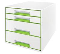 Leitz WOW CUBE Drawer Cabinet Green 52132054