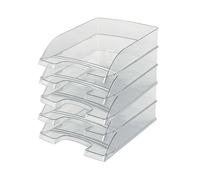 Leitz 52260002 A4 Plus Range Letter Tray - Glass Clear