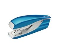 Leitz Stapler, 30 Sheet Capacity, Ergonomic Metal Body, Includes Staples, WOW Range, 55021036 - Metallic Blue