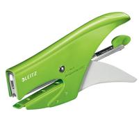 Leitz 55472054 Stapling Pliers, 15 Sheet Capacity, Ergonomic Metal Body, Includes Staples, WOW Range, Green