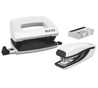 Leitz NeXXt WOW Mini Stapler and Hole Punch Set 55612001