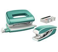 Leitz NeXXt WOW Mini Stapler and Hole Punch Set 55612051