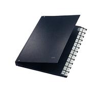 Leitz 59240095 A-Z Index File 24 Sections Polypropylene Black