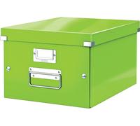 Leitz 60440054 A4 Storage Box, Click and Store Range, Medium, Green, 36.9 x 28.1