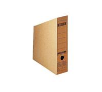 Leitz 6083-00-00 Box File A4 80mm Corrugated Cardboard Ecru Brown ...