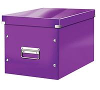 Leitz 61080062 Large Storage Cube, Purple, Click and Store Range, 61080064