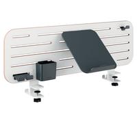 Leitz Ergo Pegboard Desk Organiser with laptop holder 80x25 cm, White