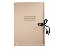Leitz 6585 Portfolio with Ties A2 Cardboard Grey