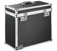 Leitz Lockable Personal on The Move Filing Case, Foolscap Chrome/Black