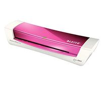 Leitz 73681023 iLam A4 Laminator, Ideal for Home Office, Wow - Metallic Pink