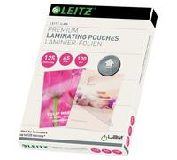Leitz 74930000 Laminating Pouches Made of 125 Micron Thick Material (Transparent