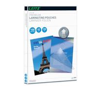 Leitz A3 74870000 Glossy Laminating Pouches - Clear (Pack of 100)