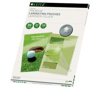 LEITZ iLAM 74850000 80 Micron A3 Laminating Pouches - Pack of 100