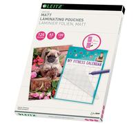 Leitz A3 Satin 125 Microns Laminating Pouches 100 Units