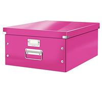 Leitz A3 Storage Box, Click and Store Range 60450023 - Large, Pink
