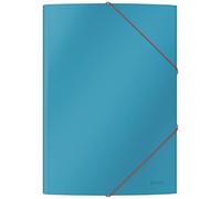 Leitz A4 3- Flap Folder, 150 Sheet Capacity, Cosy Range, Calm Blue, 30020061