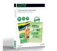 Leitz A4 33818 Glossy Laminating Pouches - Clear (Pack of 100)