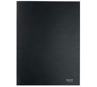 Leitz A4 Card 3-Flap Folder, 250 Sheet Capacity, 100% Recyclable, Eco Friendly, Recycle Range, 39060095, Black