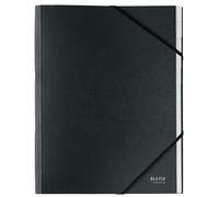 Leitz A4 Card Divider Book File, Integrated Index with 12 Compartments, Elastic