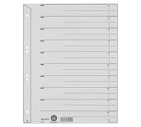 Leitz A4 Card Dividers Grey Pack of 100