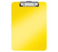 Leitz A4 Clipboard WOW Polystyrol Holds 75 Sheets Office Writing Stationery