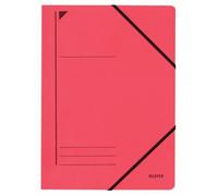 Leitz A4 Corner Tensioner Capacity 300 Sheets Primary Cardboard Red