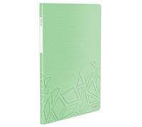 Leitz A4 Display Book, 20 Pockets, 40 Sheet Capacity, Transparent Pockets, Green, Urban Chic Range, 46510050