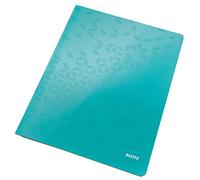 Leitz A4 Laminated Card Report Files, 250 Sheet Capacity, Ice Blue, WOW Range, 30010051