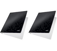 Leitz A4 Laminated Card Report Files, 250 Sheet Capacity, White, Wow Range, 30010095 (Pack of 2)