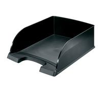 Leitz Plus Jumbo Letter Tray Wheelbarrow - Set of 4 Height 103 mm Black