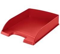 Leitz A4 Letter Tray, Light Red, Plus Range, 52270020 Light Red Pack of 1