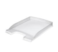 Leitz A4 Letter Tray, Slim, Clear, Plus Range, 52370003 Clear Pack of 1