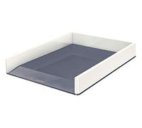 Leitz A4 WOW Letter Tray - White/Grey
