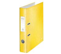 Leitz A4 Lever Arch File, Yellow, 50 mm spine width, WOW Range, 10060016