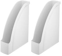 Leitz A4 Magazine File, White, Plus Range, 24760001 (Pack of 2)