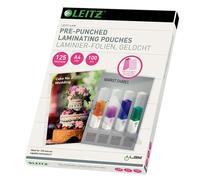 Leitz A4 Multiperfored 125 Microns Laminating Pouches 100 Units