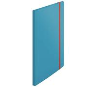 Leitz Cosy Mobile Display Book Plus A4, 20 Pocket, Calm Blue