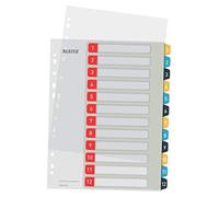 A4 Printable Index 1-12, Heavy Duty, Cosy Range, Multicoloured, 12480000