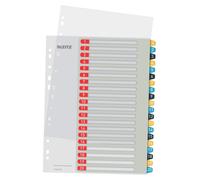 Leitz A4 Printable Index 1-20, Heavy Duty, Cosy Range, Multicoloured, 12490000