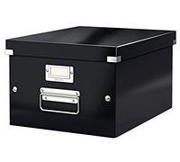Leitz A4 Storage Box, Click and Store Range 60440095 - Medium, Black
