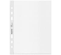 Leitz A5 Pockets, Pack of 25, Punched Plastic Sleeves, Embossed Mat Surface, 100