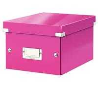 Leitz A5 Storage Box, Click and Store Range 60430023 - Small, Pink Pink Small Sm