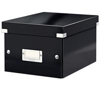 Leitz A5 Storage Box, Click and Store Range 60430095 - Small, Black Black Small