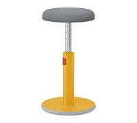 Leitz Active Sit Stand Office Desk Stool In Warm Yellow
