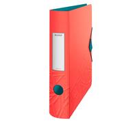 Leitz A4 Lever Arch File 180° Active Urban Chic – Red, Curved Spine 65mm, Elastic Fastening