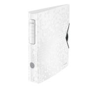 Leitz A4 Lever Arch File Active, White, Curved spine 65mm width, Elastic fastening, Light polyfoam, WOW Range, 11070001