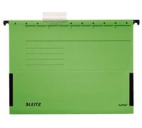 Leitz Suspension Files Alpha 19863055 - Side Hooks - Coloured Card, Pack of 5, Green