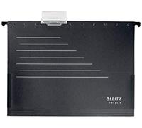 Leitz Alpha Card Suspension Pocket, A4 Recycle Black/Grey | Copy-safe pockets protect pages; For work, school or home; 250gsm card