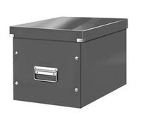 Leitz WOW Large Storage Box, Click and Store Range, Large Cube Storage Box, Red, 61080026