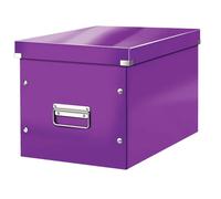 Leitz Box Click & Store WOW Cube Large Storage Box Purple 61080062